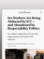 Migrant Sex Workers Detained by ICE