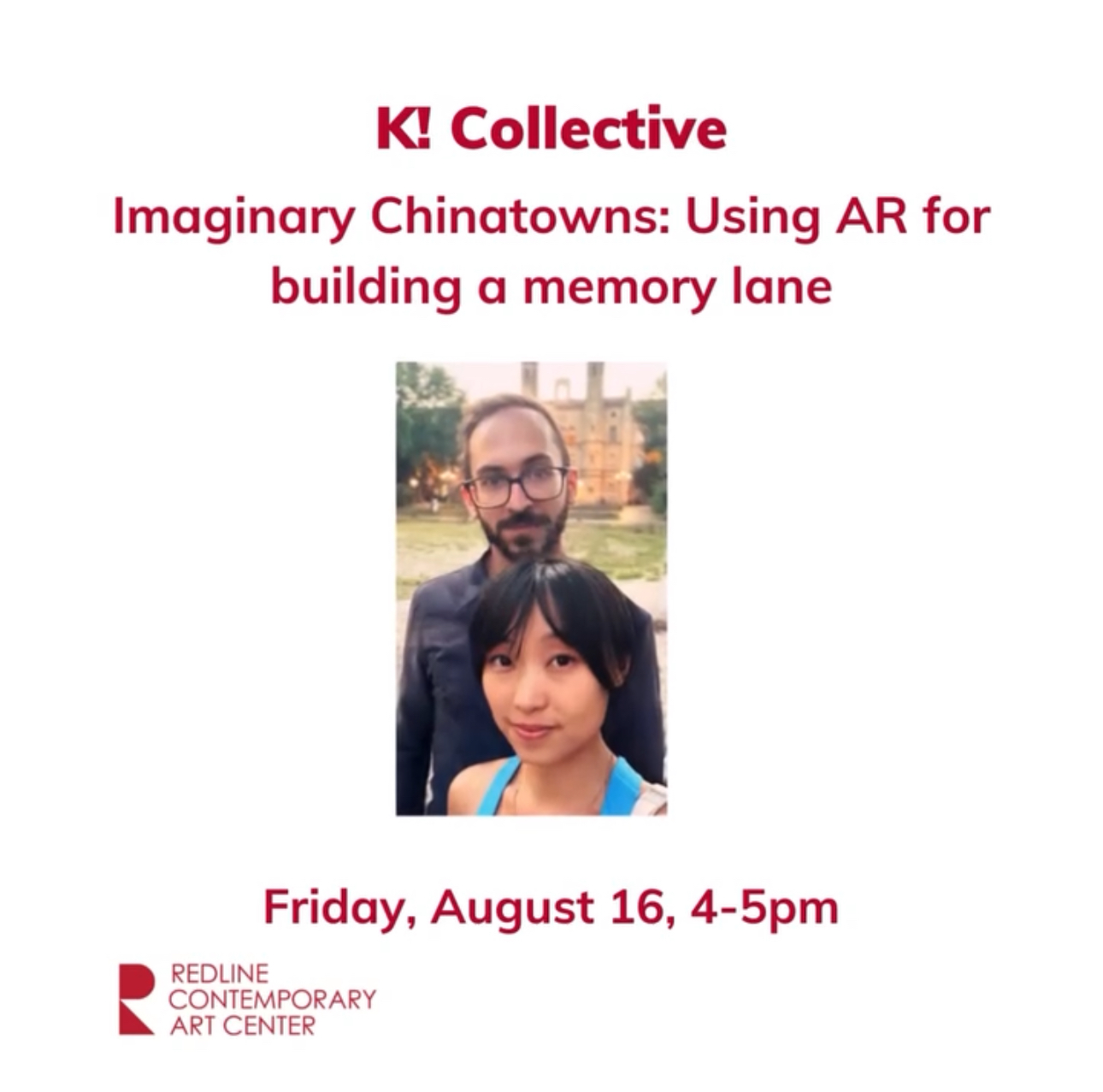 Our artist talk at the Redline Contemporary Art Museum in Denver